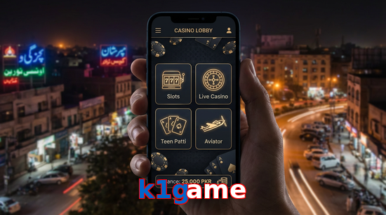Main screen of K1game app page for PK players